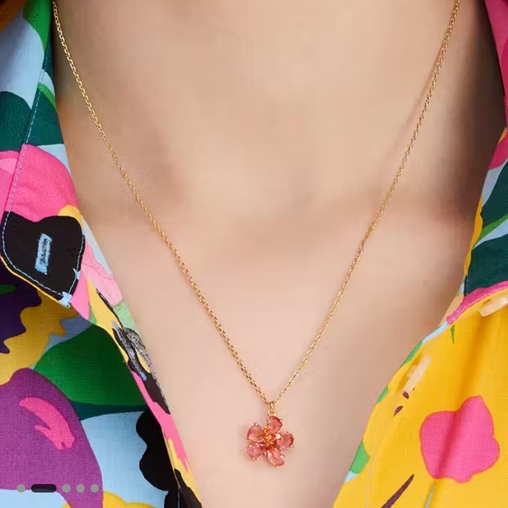 Kate spade floral necklace